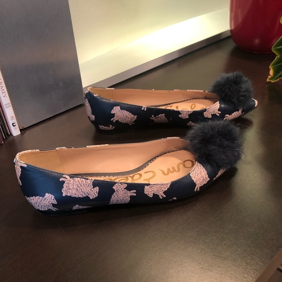 Sam Edelman Faux Fur Pompom Shoe - Picture 5 of 9